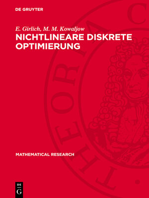 cover image of Nichtlineare diskrete Optimierung